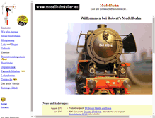 Tablet Screenshot of modellbahnkeller.eu